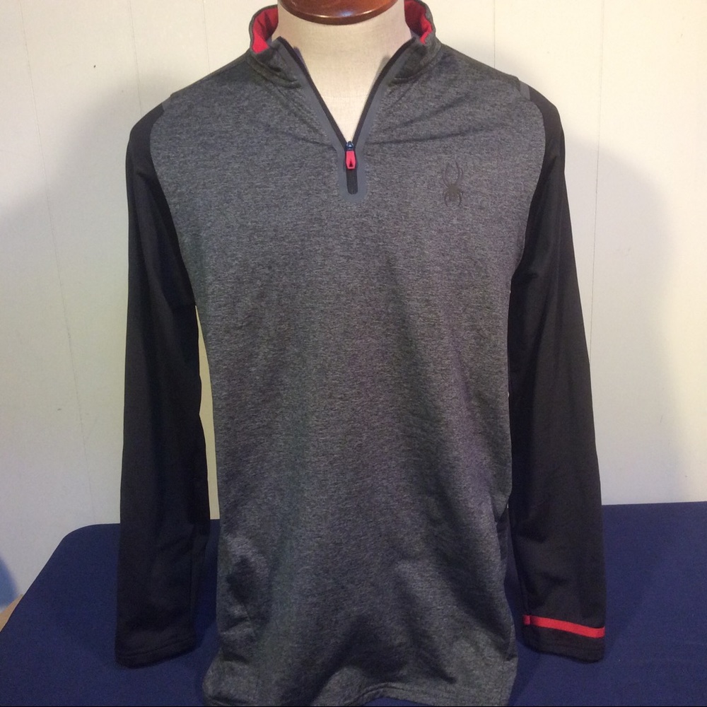 Spyder Active Mens quarter Zip Pullover size XL
